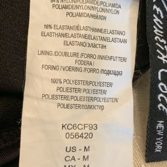 SOLD Kenneth Cole Black Shirred Mesh Inlay Bikini - Picture 7 of 7